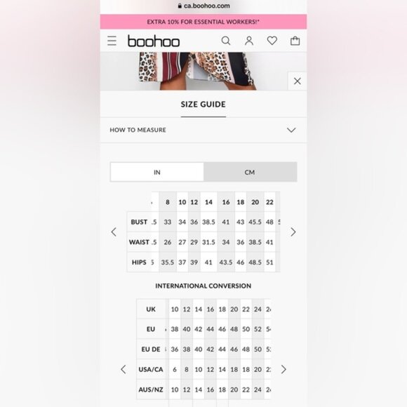 BOOHOO Faux Wrap Chain Mixed Print Dress Midi Lightweight V Neck Belt Plus Sz 20 - Picture 12 of 16